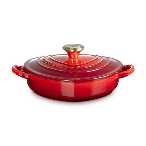 Le Creuset Shallow Heart Cocotte, 1.25 Qt.