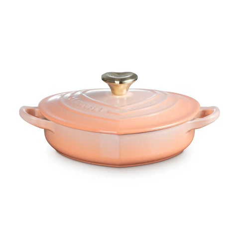 Le Creuset Shallow Heart Cocotte, 1.25 Qt.