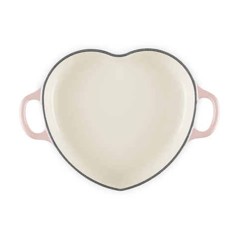 Le Creuset Shallow Heart Cocotte, 1.25 Qt.