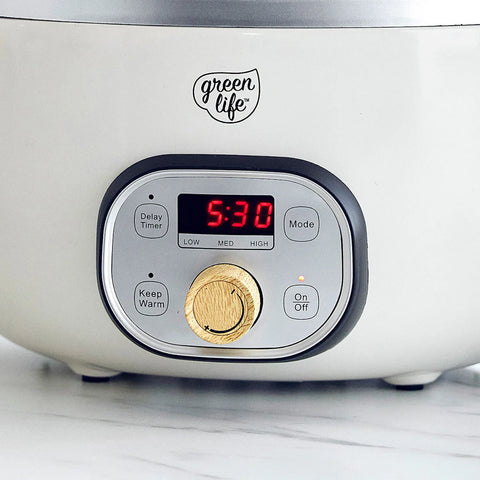 GreenLife Healthy Cook Slow Cooker, 6 qt.
