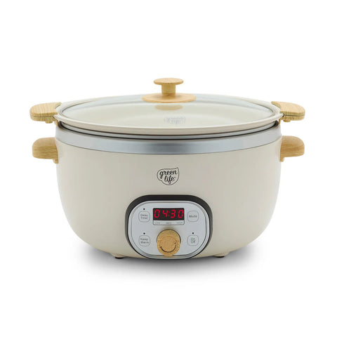 GreenLife Healthy Cook Slow Cooker, 6 qt.