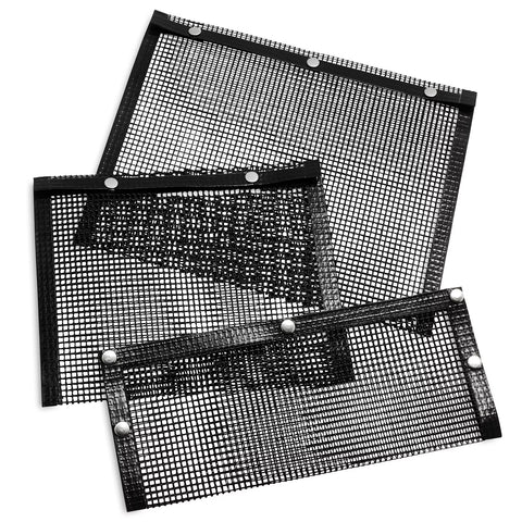Sur La Table Nonstick Mesh Grilling Bags, Set of 3