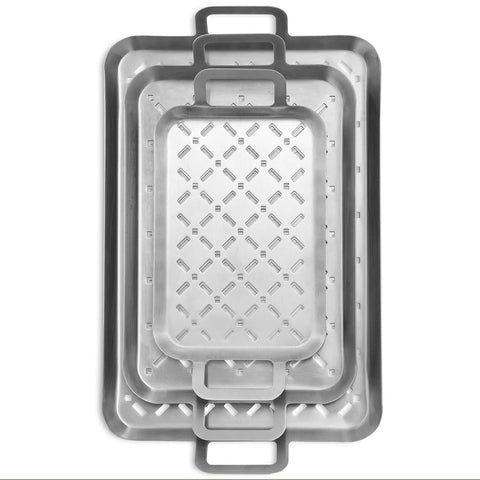 Sur La Table Stainless Steel Grill Grids, Set of 3