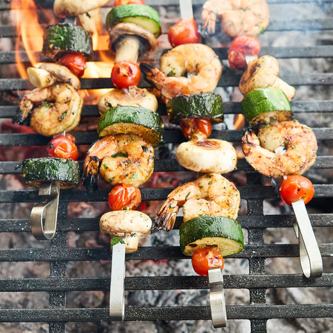 Sur La Table Stainless Steel Flat Skewers, Set of 4