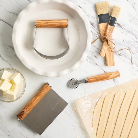 Sur La Table Olivewood Pastry Cutter