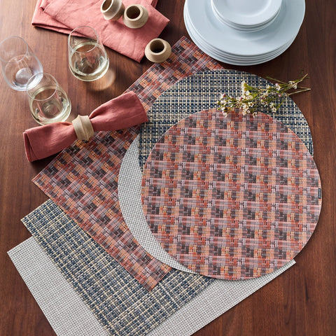 Chilewich Basketweave Round Placemat, 15"