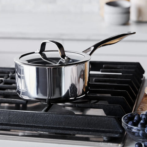 GreenPan Stainless Steel Valencia Pro Saucepan w/ Lid, 1.6 qt.