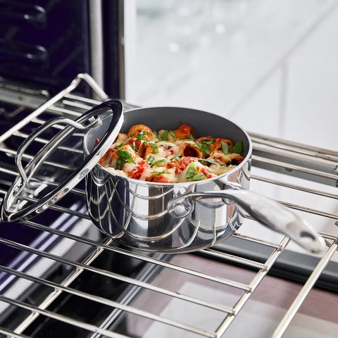 GreenPan Stainless Steel Valencia Pro Saucepan w/ Lid, 1.6 qt.