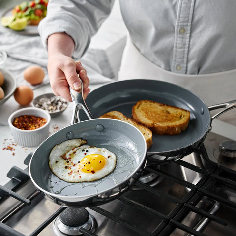 GreenPan Stainless Steel Valencia Pro Ceramic Nonstick 10-Piece Cookware Set