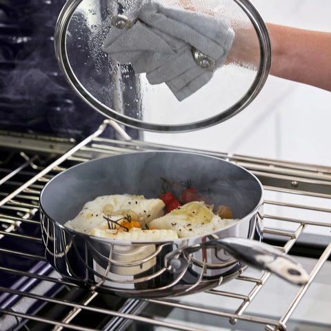 GreenPan Stainless Steel Valencia Pro Ceramic Nonstick 10-Piece Cookware Set
