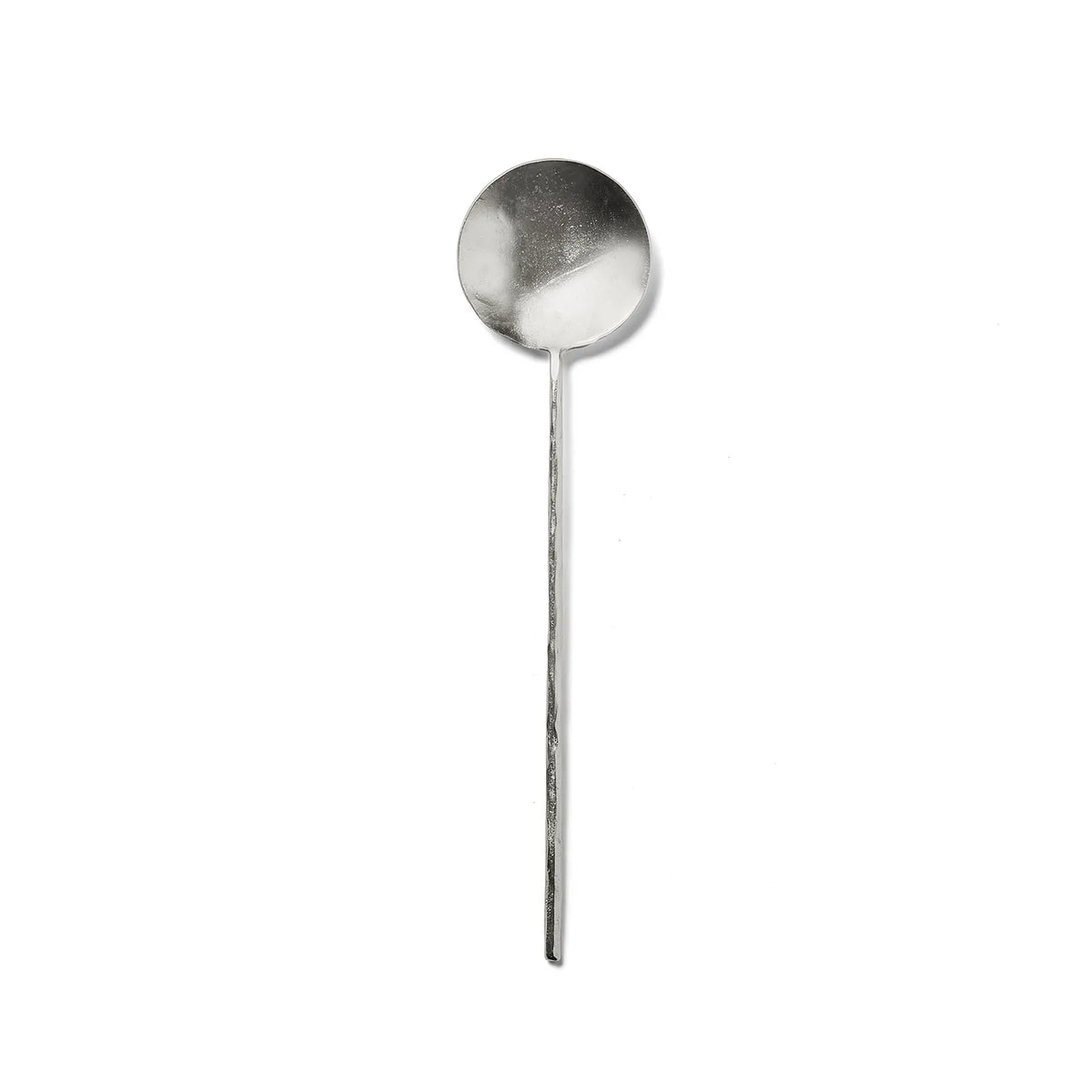 Sur La Table Brushed Silver Serving Spoon