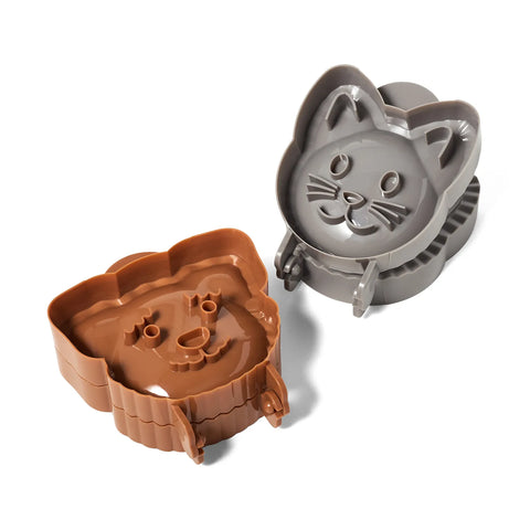 Dog & Cat Hand Pie Molds, Set of 2