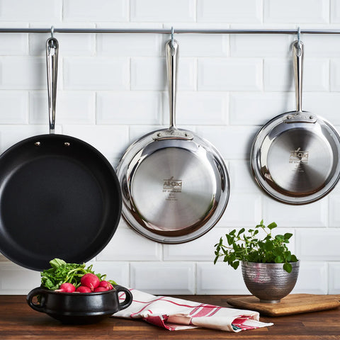 All-Clad D3 Stainless Steel Nonstick Egg Perfect Pan