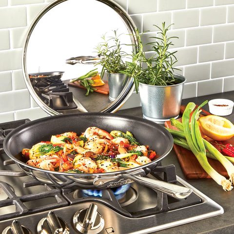All-Clad D3 Stainless Steel Nonstick Egg Perfect Pan