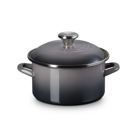 Le Creuset Petite Enameled Steel Stockpot, 3.8 qt.