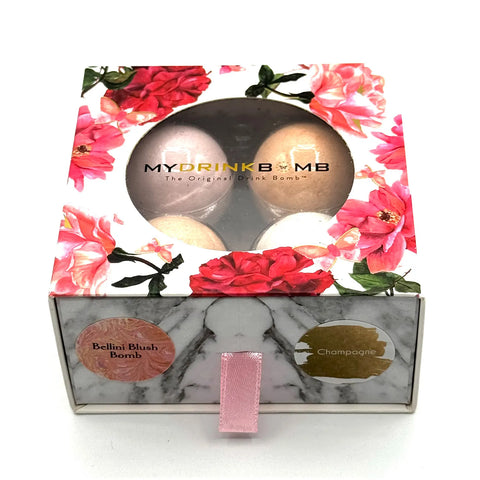 My Drink Bomb Limited-Edition Romance Cocktail Bombs, Set of 4