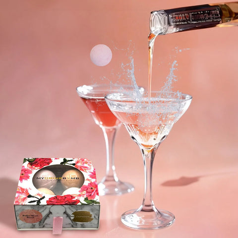 My Drink Bomb Limited-Edition Romance Cocktail Bombs, Set of 4