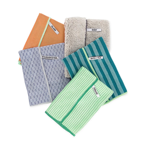 Full Circle Home Recycled Cleaning Cloths, 5-Piece Set