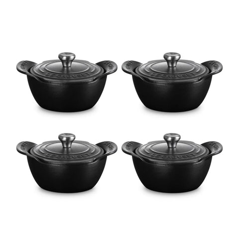 Le Creuset Gourmand Individual Cocottes with Lids, Set of 4