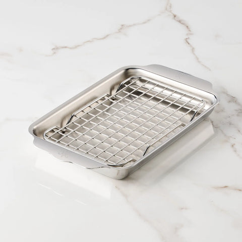 Hestan Provisions Oven Bond Eighth Sheet Pan with Grid