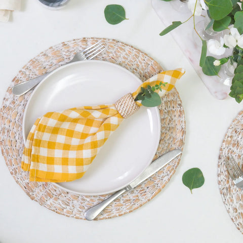 Caravan Picnic Linen Napkins, Set of 4