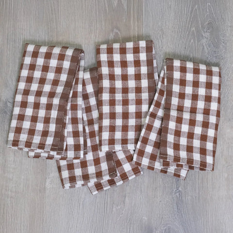 Caravan Picnic Linen Napkins, Set of 4