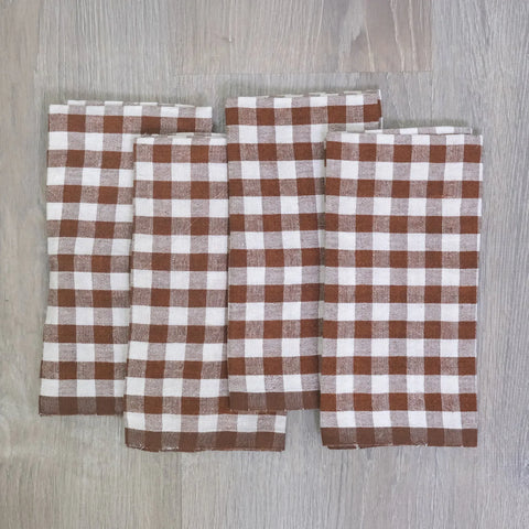 Caravan Picnic Linen Napkins, Set of 4