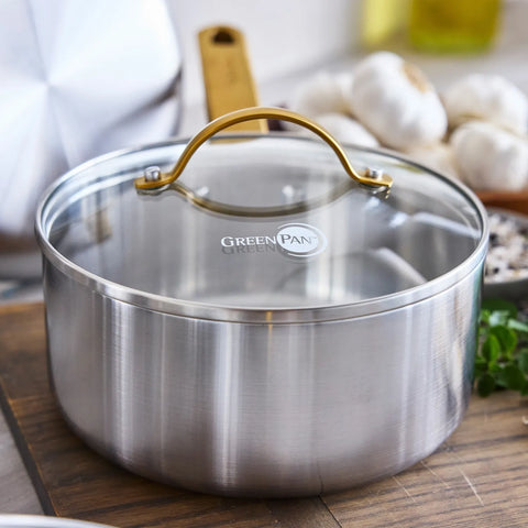 GreenPan Reserve Stainless Steel 10-Piece Cookware Set