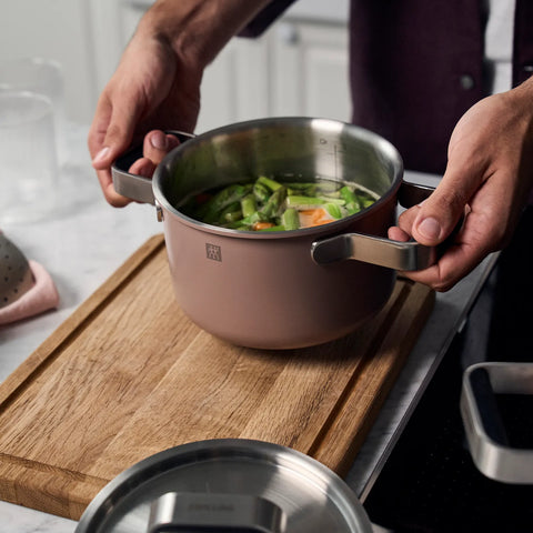 Zwilling Pure Stainless Steel 6-Piece Cookware Set