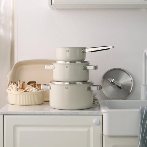 Zwilling Pure Stainless Steel 6-Piece Cookware Set