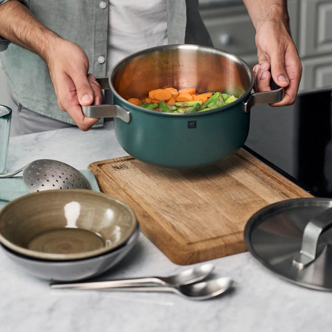 Zwilling Pure Stainless Steel 6-Piece Cookware Set