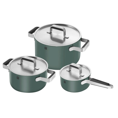 Zwilling Pure Stainless Steel 6-Piece Cookware Set
