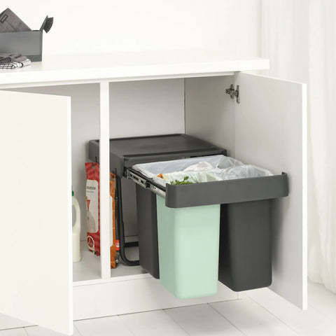 Brabantia 10x10x20 Liter Sort & Go Built-in Bin