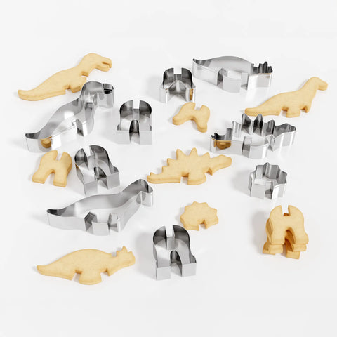 Sur La Table 3D Dinosaur Cookie Cutter 7-Piece Set
