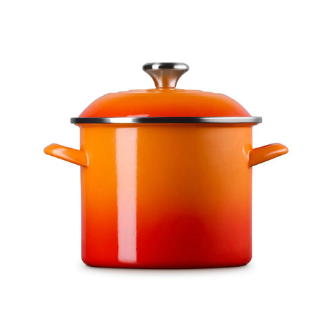 Le Creuset Enameled Steel Stockpot with Stainless Steel Knob, 6 qt.