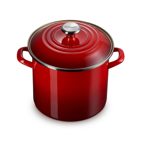 Le Creuset Enameled Steel Stockpot with Stainless Steel Knob, 8 qt.