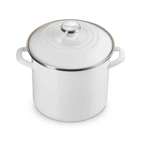 Le Creuset Enameled Steel Stockpot with Stainless Steel Knob, 8 qt.