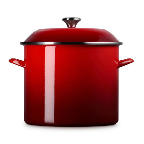 Le Creuset Enameled Steel Stockpot with Stainless Steel Knob, 16 qt.