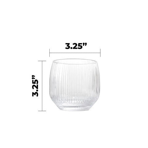 Fortessa Estiva Double Old Fashioned Glasses, Set of 4
