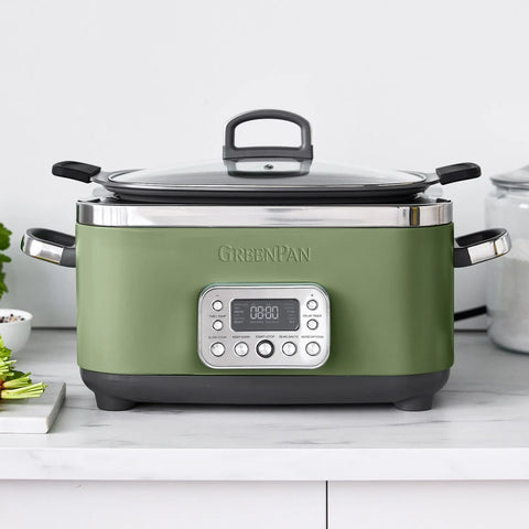 GreenPan Elite Slow Cooker, 6 qt.