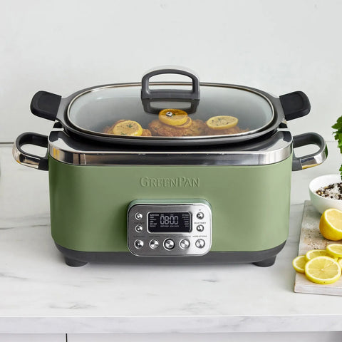 GreenPan Elite Slow Cooker, 6 qt.