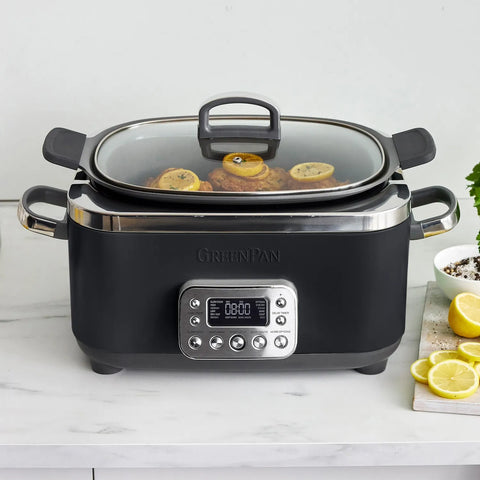 GreenPan Elite Slow Cooker, 6 qt.