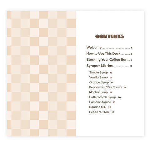 Coffee Cards: 50 Recipes for a Better Brew