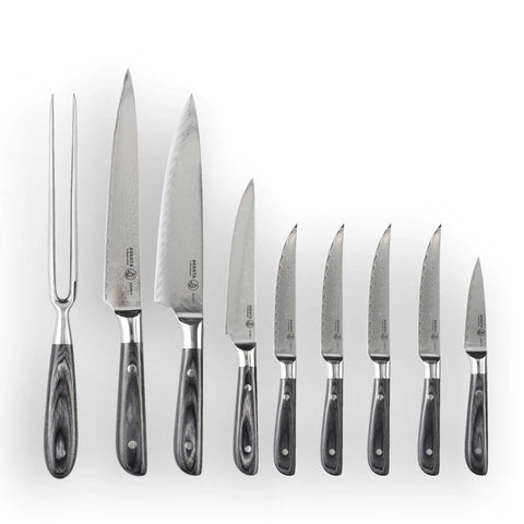 Messermeister Avanta 10-Piece Damascus Knife Block Set