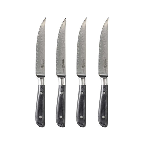 Messermeister Avanta Damascus Steak Knives, Set of 4
