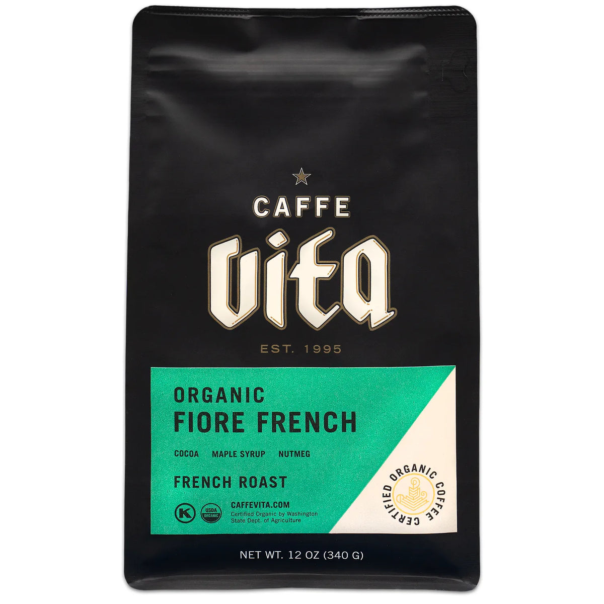 Caffe Vita Organic Fiore French Roast Coffee