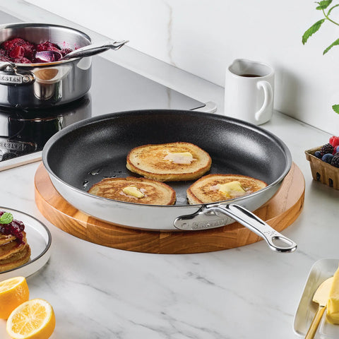 Hestan ProBond Luxe Stainless Steel TITUM™ Nonstick Set of 2 Skillets, 8.5" & 11"