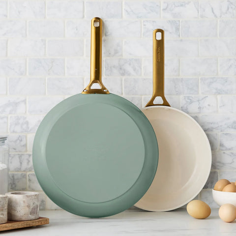 GreenPan Reserve Pro Skillets Set of 2, 10" & 12"