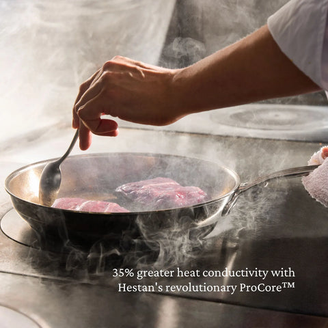 Hestan ProBond Luxe Stainless Steel Set of 3 Skillets, 8.5", 11", & 12.5"