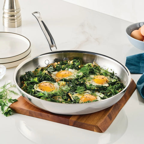 Hestan ProBond Luxe Stainless Steel Set of 3 Skillets, 8.5", 11", & 12.5"